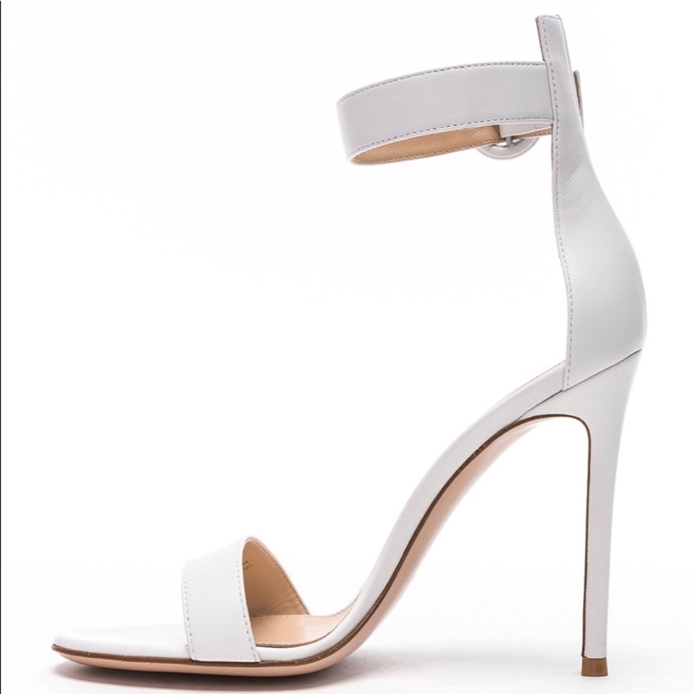 GIANVITO ROSSI Portofino 105 leather sandals - Picture 4 of 8